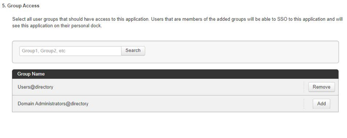 Screen capture showing how to add user groups that should have access to Slack.