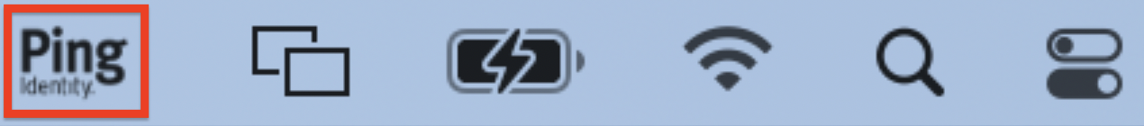 Mac Workstation Authentication  icon running in background