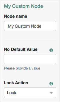 The output from an example Config interface.