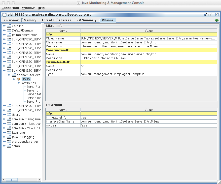 You can monitor an instance over JMX.