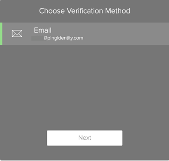 A screen capture of the Choose Verification Method window and a list of the available backup devices