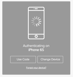 A screen capture of the PingID authentication screen, showing the Forgot Your Device? link.