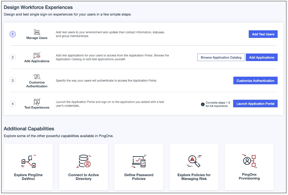 Screen capture of the workforce solution designer.