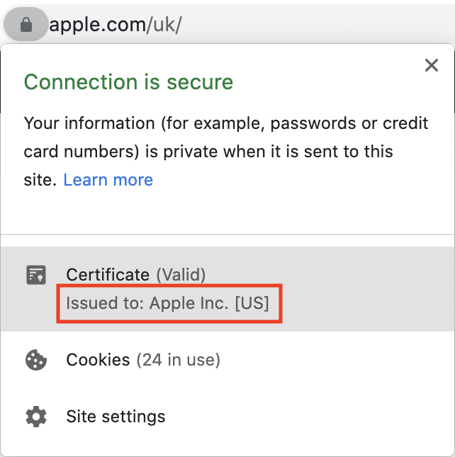 browser ssl padlock info ev