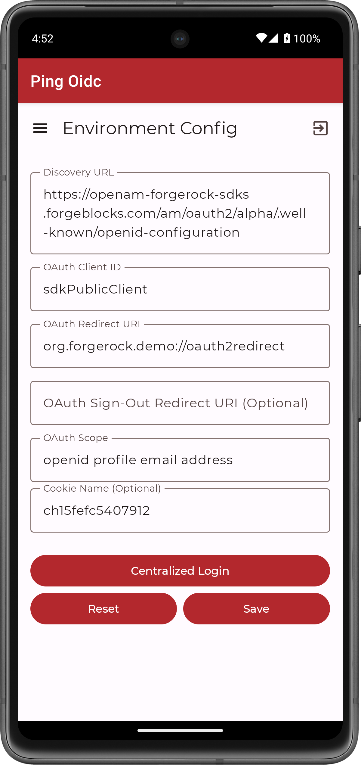 kotlin oidc app android config