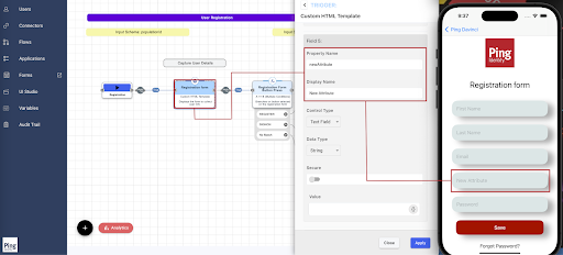 Your app responds to changes in your DaVinci flows, without redeploying.