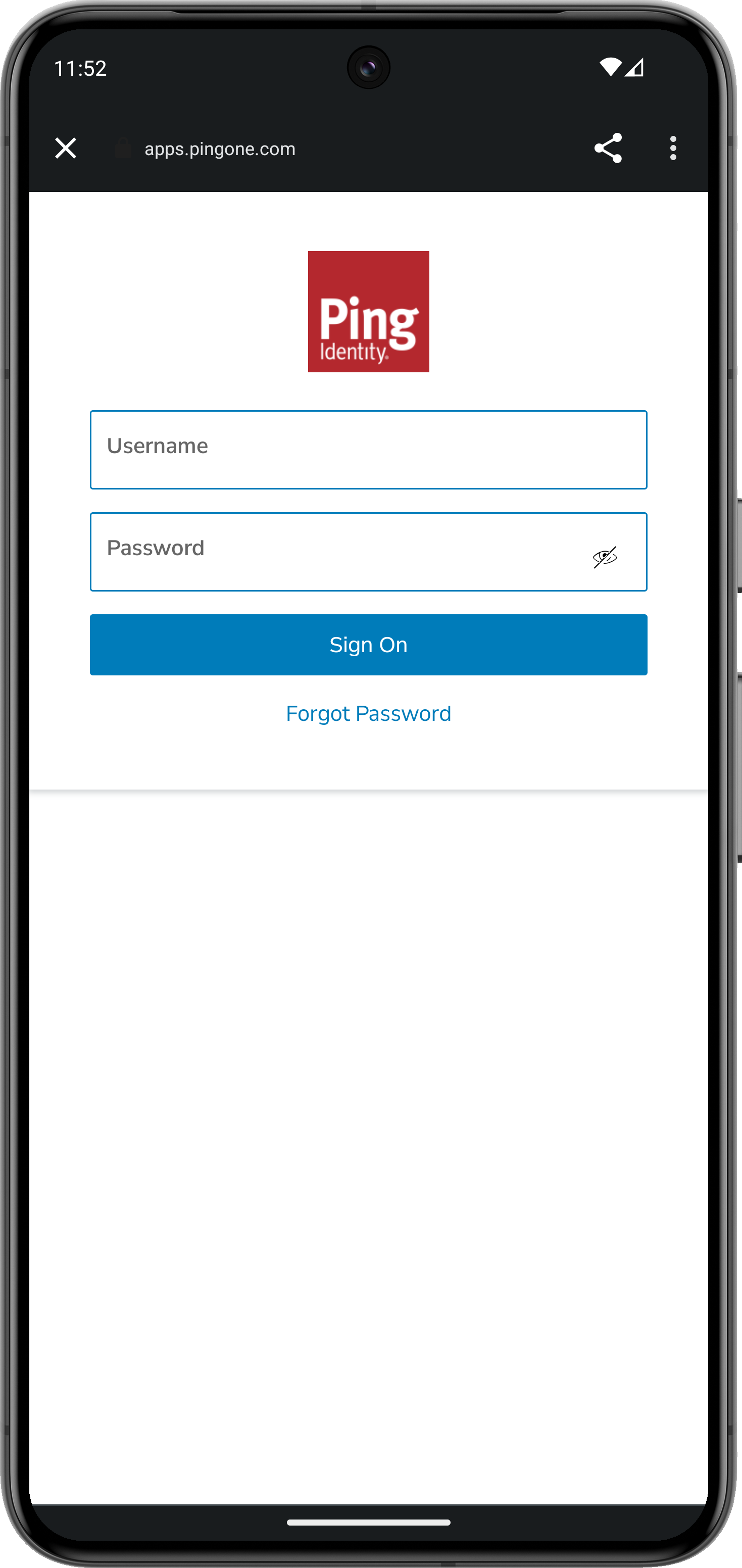 android oidc pingone login